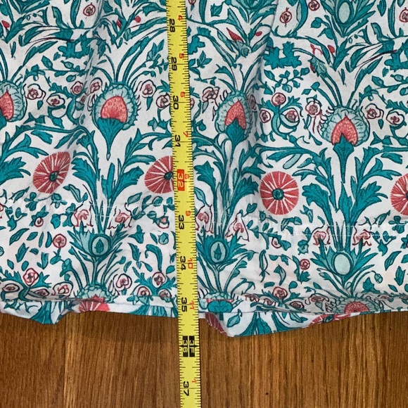 Crown & Ivy Floral V-Neck Mini Dress in Teal Blue and Pink size Medium 🌸 - Picture 11 of 11